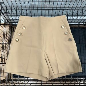 Zara Size 4 Tan High Waisted Short